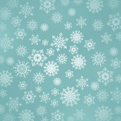 Christmas background with snowflakes