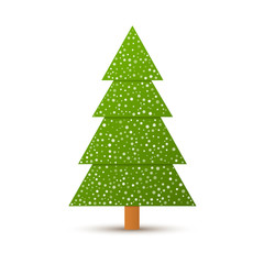 Fir tree with snow