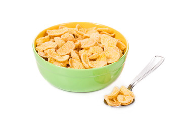 sugar-coated corn flakes