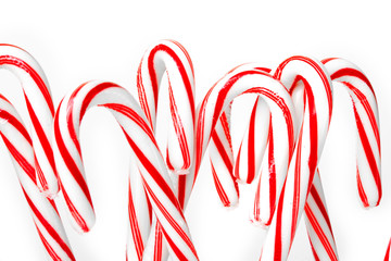 christmas candies isolated on white background