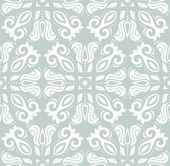 Damask Seamless Vector Pattern. Orient Background