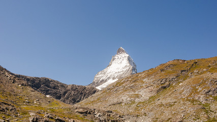 Zermatt, Dorf, Alpen, Trockener Steg, Sommer, Schweiz