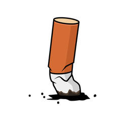 Cigarette end