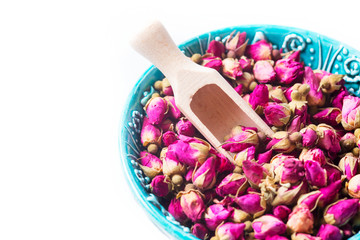 Dried rose petals for tea, alternative medicine