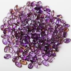Background of natural stones amethyst