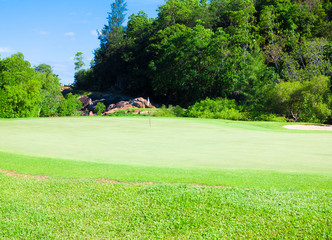 Obraz premium Green Area Landscape
