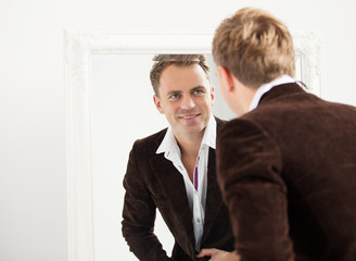 Portrait of fashionable young man