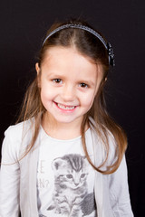 Petite fille marrante
