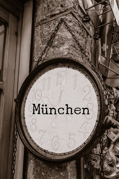 Antikes Schild, München