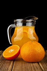 jug with orange juice