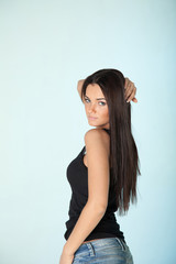 Naklejka premium Cute Body Elegant Curves