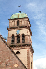 Eglise sainte Croix, Kaysersberg, Alsace, Haut Rhin