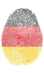 Germany finger flag
