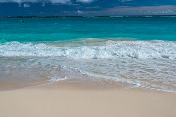 Tropical Barbados beach background