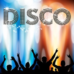 Disco poster light eruptions