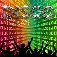 Disco poster poster binary wall