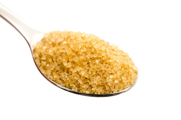 Teelöffel mit Rohrohrzucker