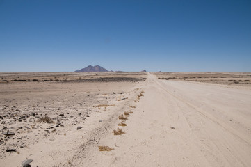 Fototapeta na wymiar Road to Spitzkoppe, Kleine Spitzkoppe, Namibia, Africa