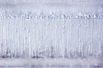 Abstract background of ice structure, super macro