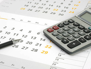 Kalender und Taschenrechner