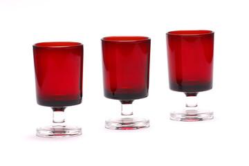 rote Gläser