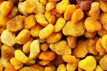 Pollen background, macro