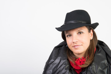 femme et tenue hivernale