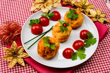 Polpette di baccalà per menù di Natale