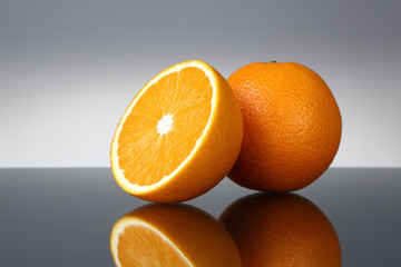 Orange and reflection