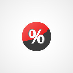 Percentage  web icon