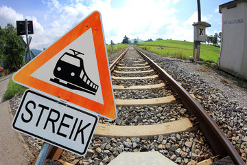 Bundesbahn-Streik