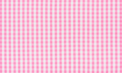 Rosa-weiß karierter Stoff