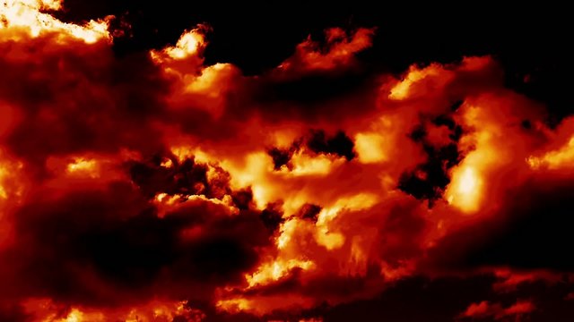 Burning Clouds Time Lapse