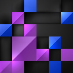 Obraz premium 3d square background