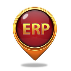 ERP pointer icon on white background