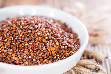 Red Quinoa in a bowl