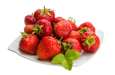 Strawberry in the bowl