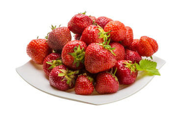Strawberry in the bowl