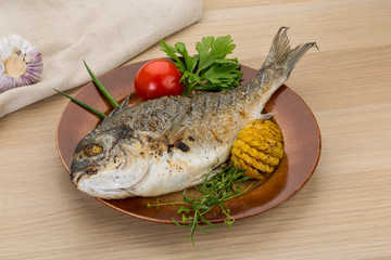 Grilled dorado