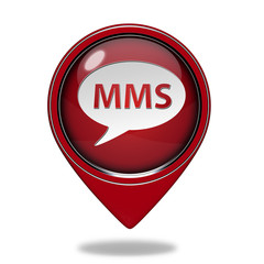 mms pointer icon on white background