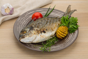 Grilled dorado