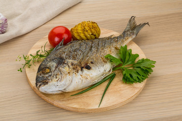 Grilled dorado