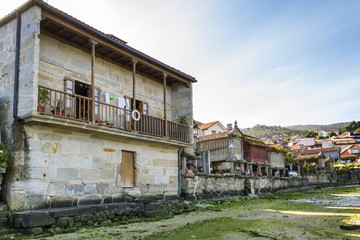 Fototapeta na wymiar Littoral of Combarro tourist village