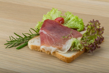 Prosciutto sandwich