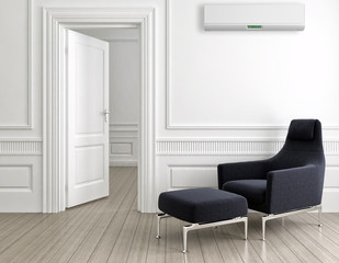 Fototapeta premium Stanza con aria condizionata