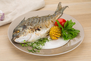 Grilled dorado