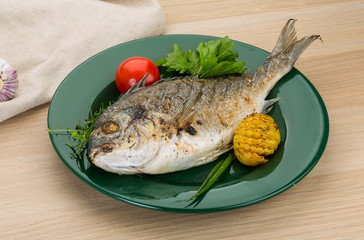 Grilled dorado