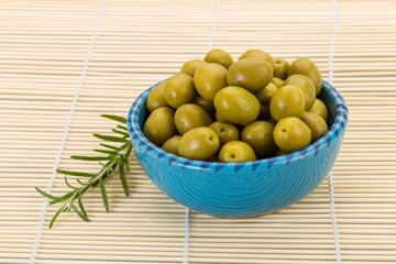 Green olives