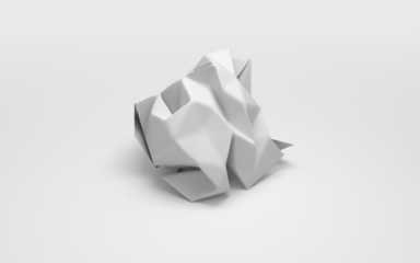 Crumpled paper