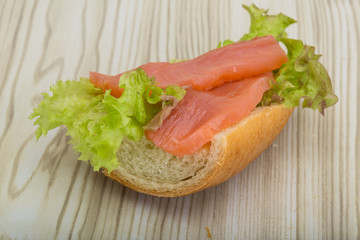 Salmon sandwich